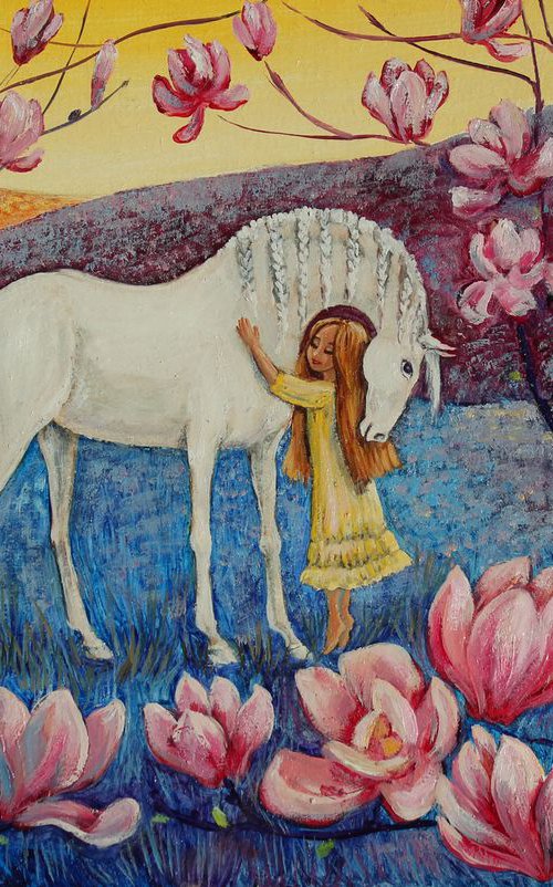 Magnolia by Elina Vetrova