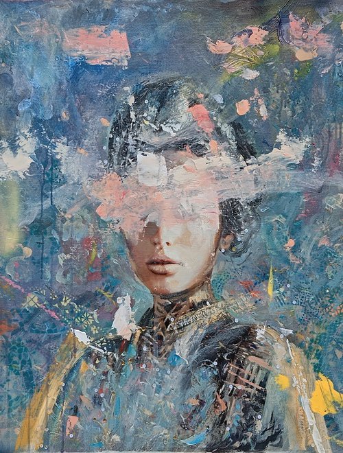 L'une 110 61 x 33.46 in by Catalin Ilinca