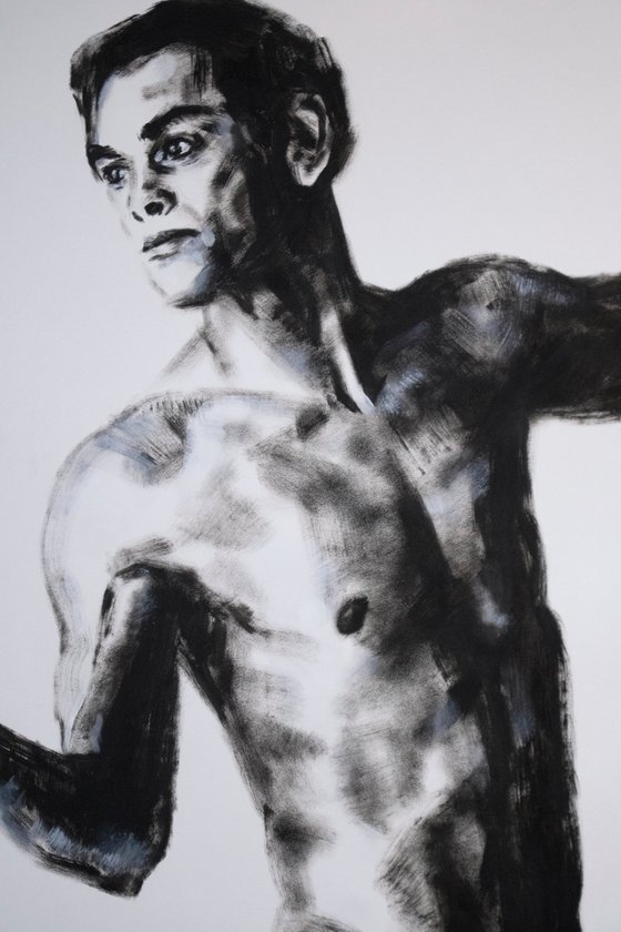 Male nude figure