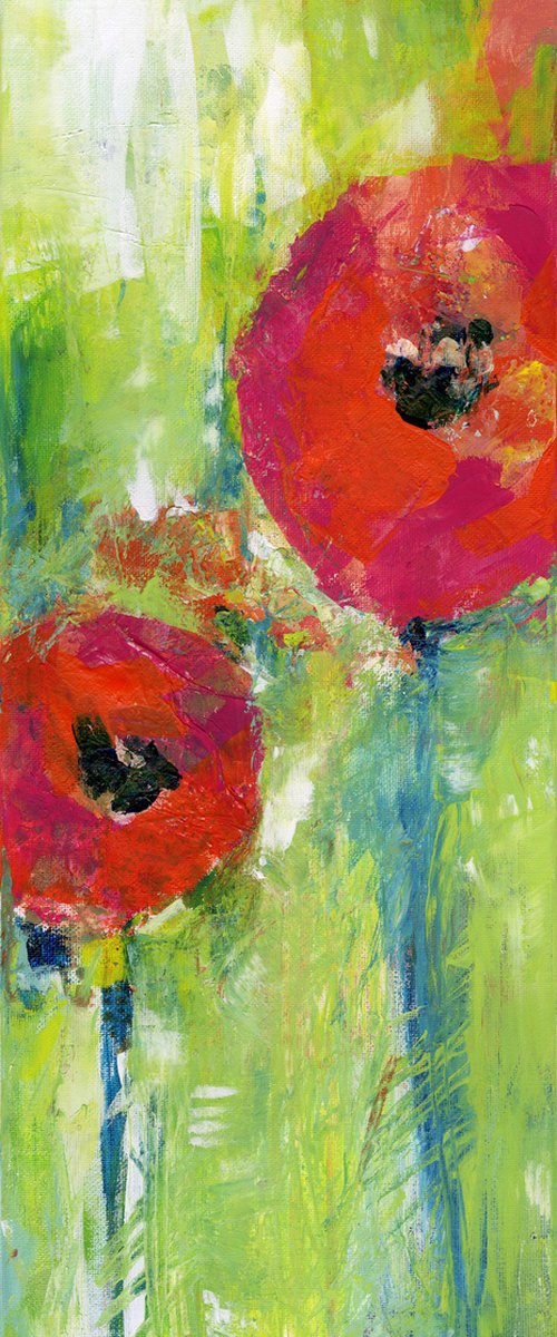 Two Poppies by Kathy Morton Stanion