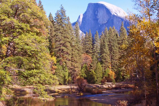 Half Dome and the Merced River