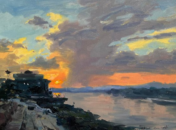 “The River Remembers at Dusk, Chiang Khan”