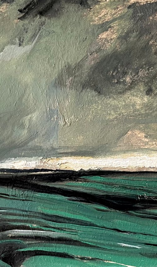 Arable land in early spring by Irina Zelenina