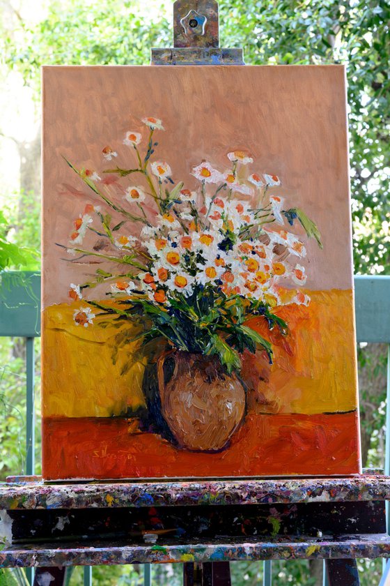 Summer Flowers. Chamomiles