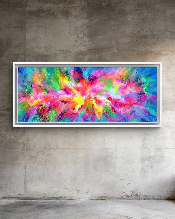 Flowing Energy 62 - Large Colorful Abstract