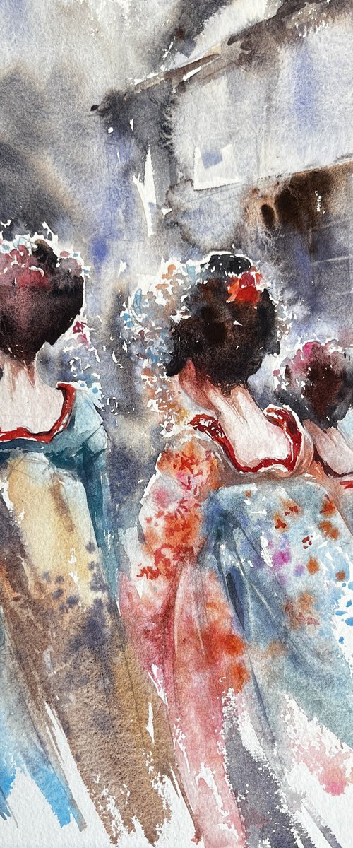 Sketches of Japan#16 by Larissa Rogacheva