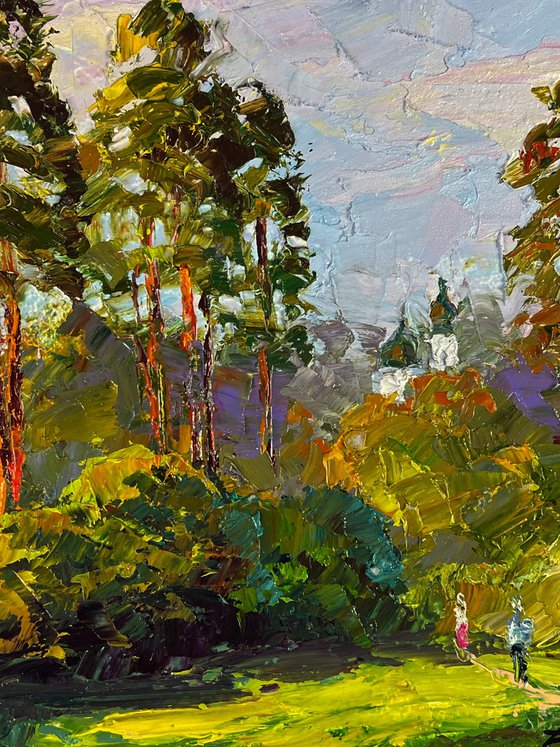 Forest Path to the City