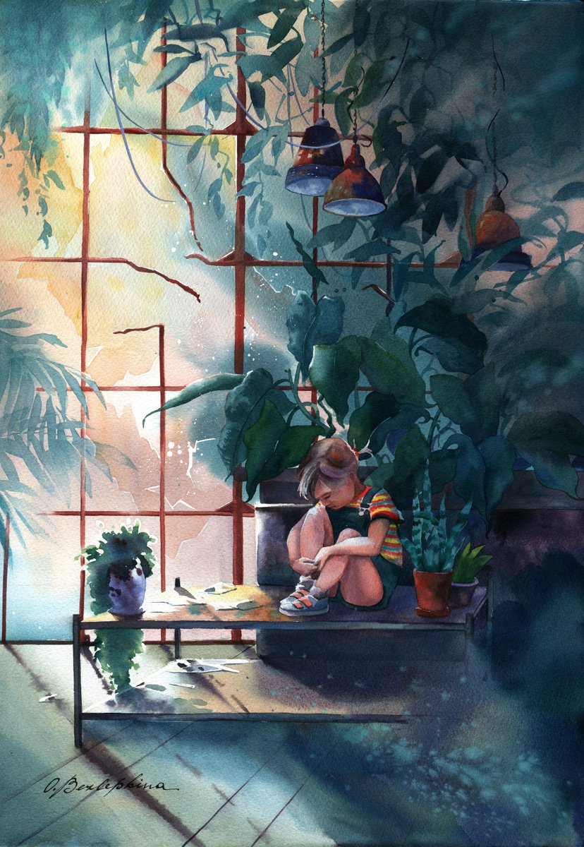 Helplessness - botanical garden by Olga Bezlepkina