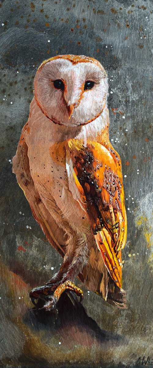 Golden Owl by Abi Whitlock