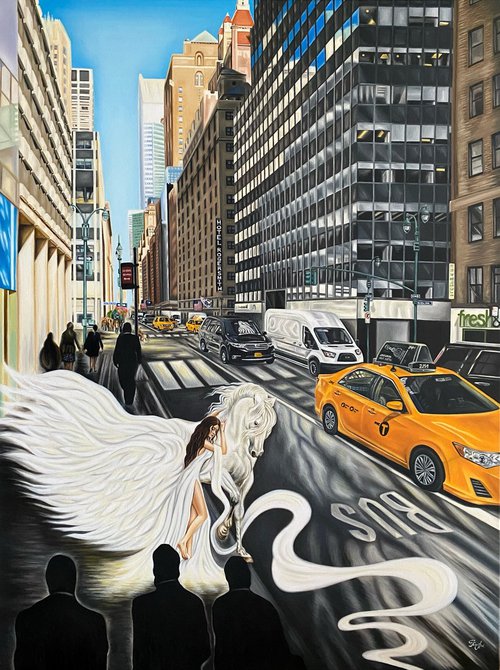 Angel in The City by Kate Stavniichuk