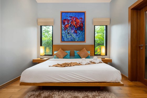 Symphony of Red and Blue