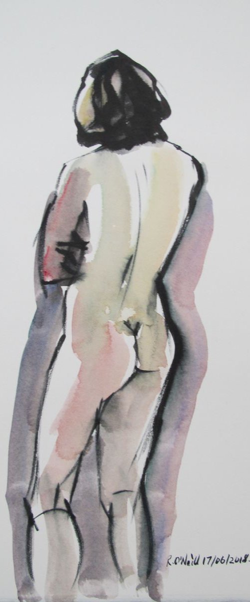 Standing female nude by Rory O’Neill