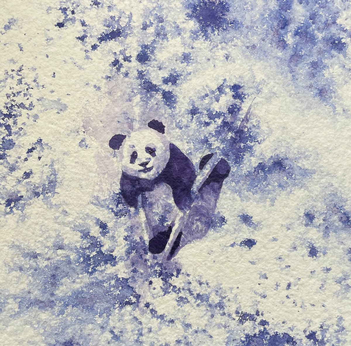 Panda Perch 3 by Hannah Bruce