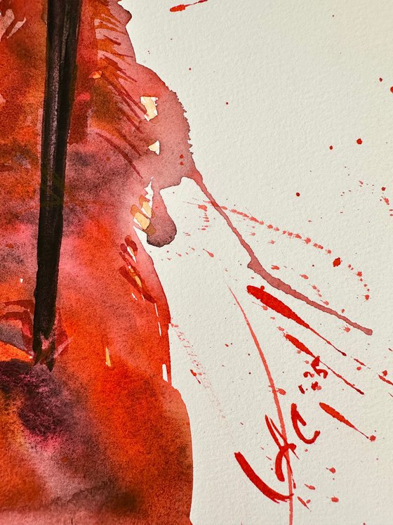 Birds: Two Scarlet Ibises