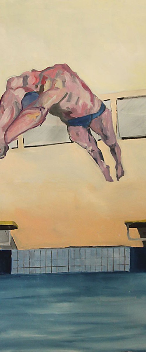 Jumping in the Pool by Ulli Schmitt