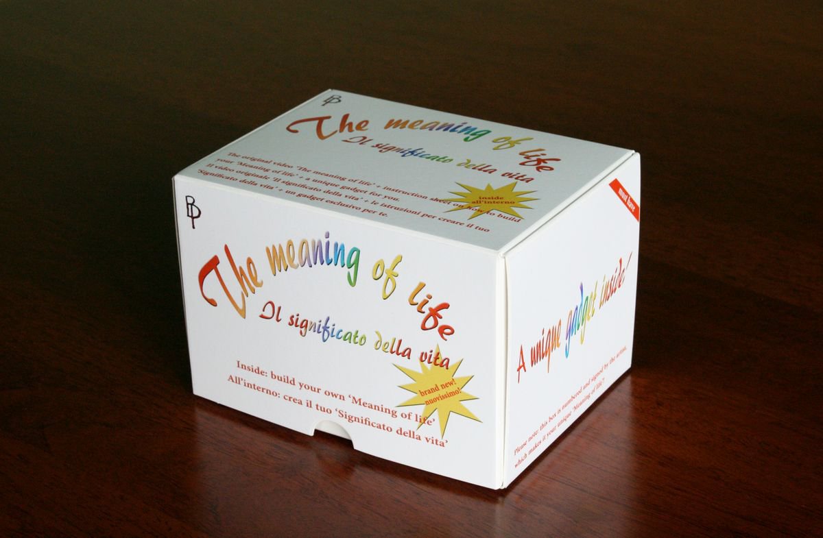 Urban And Pop Still Life Print By Paolo Borile, 6 X 4", The Meaning Of Life, Original Artwork