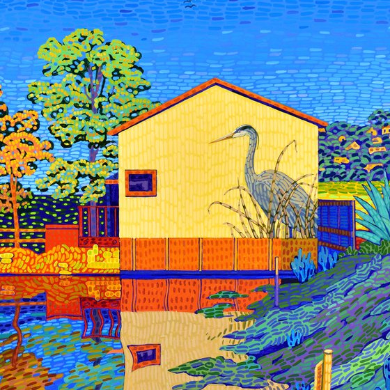 House With A Heron