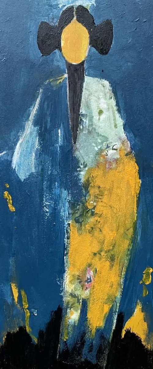 Alienation in Blue by Gela MIKAVA