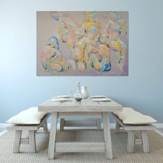 Figure study in yellow