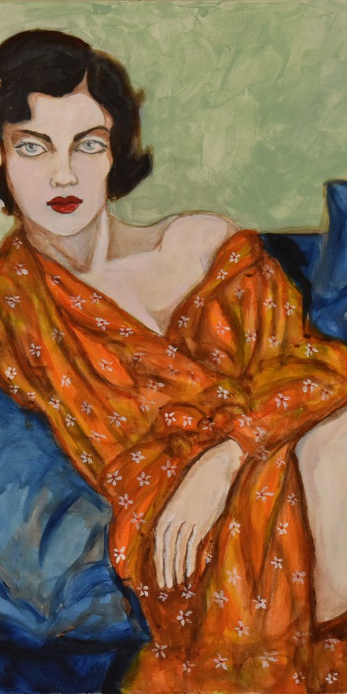 The blue sofa by Nagui