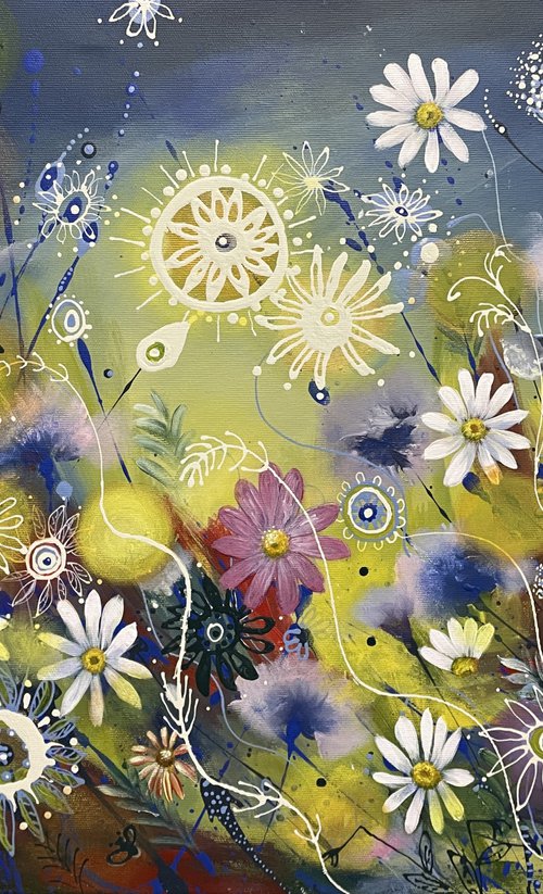 Botanical fireworks by Emma Sian Pritchard