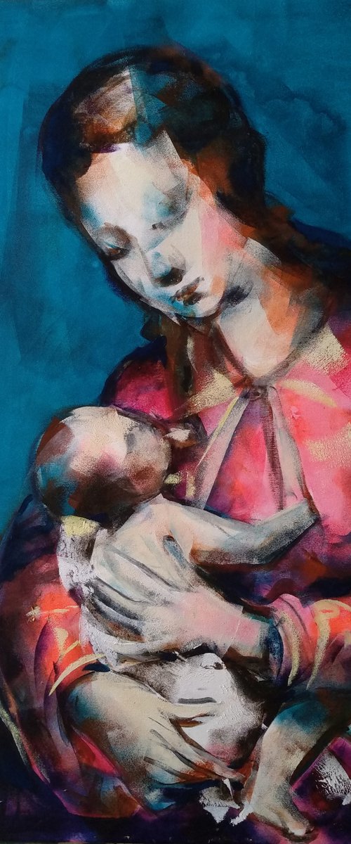 Spanish Madonna 5 by Marina Del Pozo
