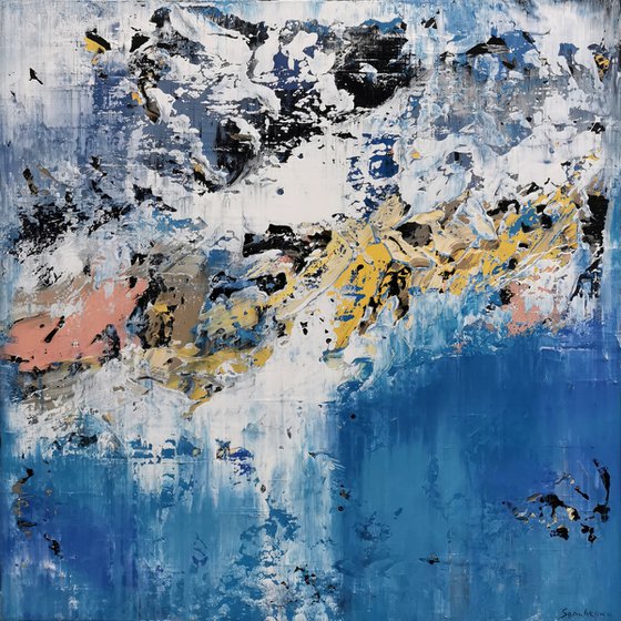 100x100cm. / abstract painting / Abstract 2152