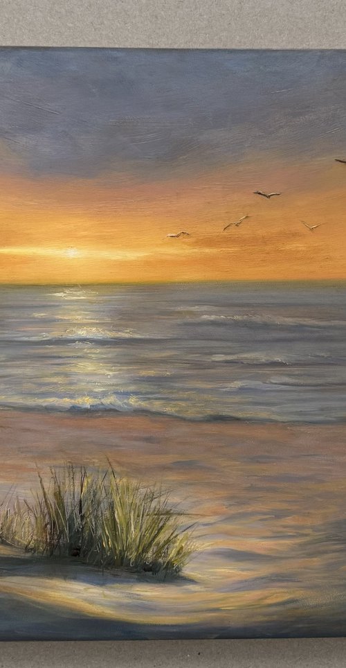 Peaceful sunset by Kateryna Boykov