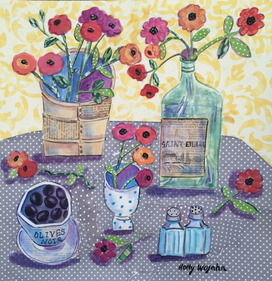"Blooms and Olives"