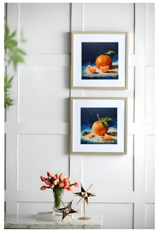 Tangerines (diptych)
