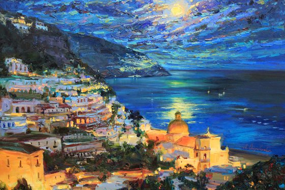 Night Amalfi Coast Italy