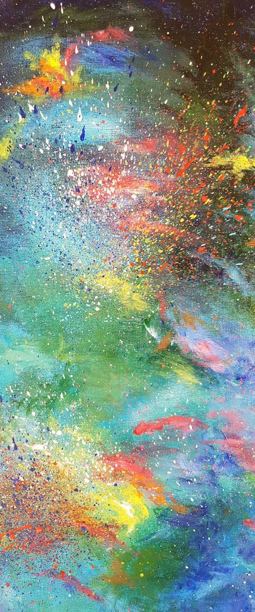 "Cosmic scape" by Yulia Pristupa