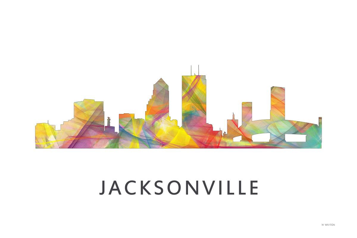 Jacksonville Florida Skyline WB1