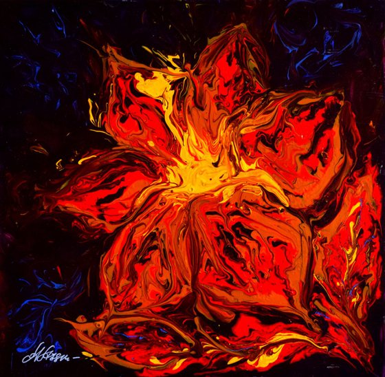 Fire Energy Flame flower