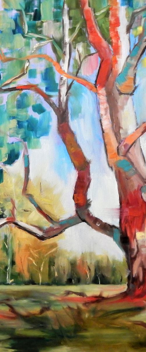 Abstract bright tree. by Vita Schagen