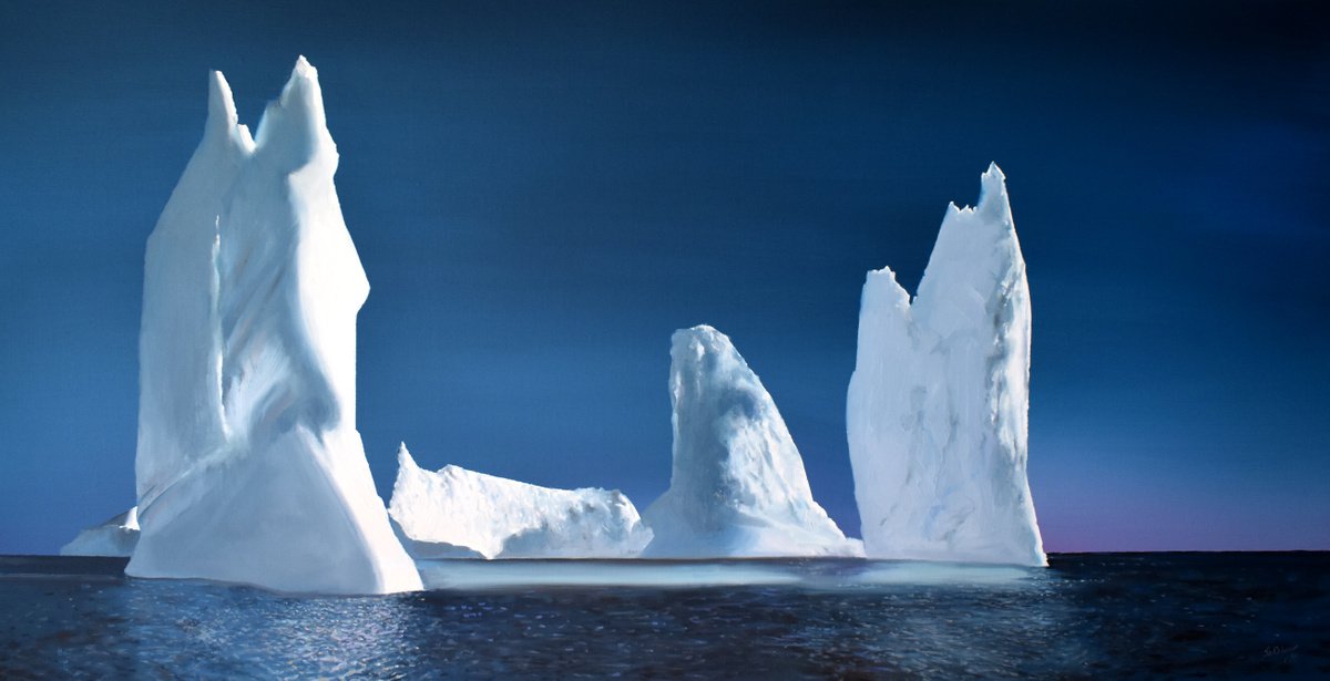 Ice Towers of Greenland by Trevor Salisbury