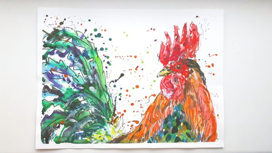 "Colourful Rooster"