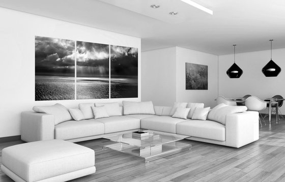 The Overture - Triptych Black and White Photography on Canvas