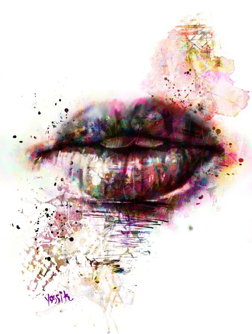 mystique lips by Yossi Kotler