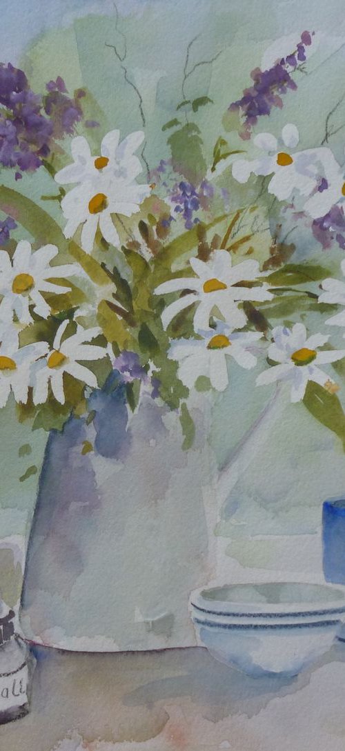 Still Life with Wild Flowers by Maire Flanagan