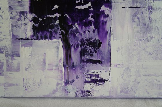 Purple Meltdown (100 x 100 cm) XXL (40 x 40 inches)