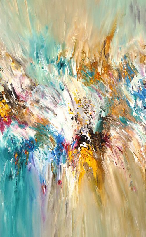 Turquoise Daydream XL 2 by Peter Nottrott