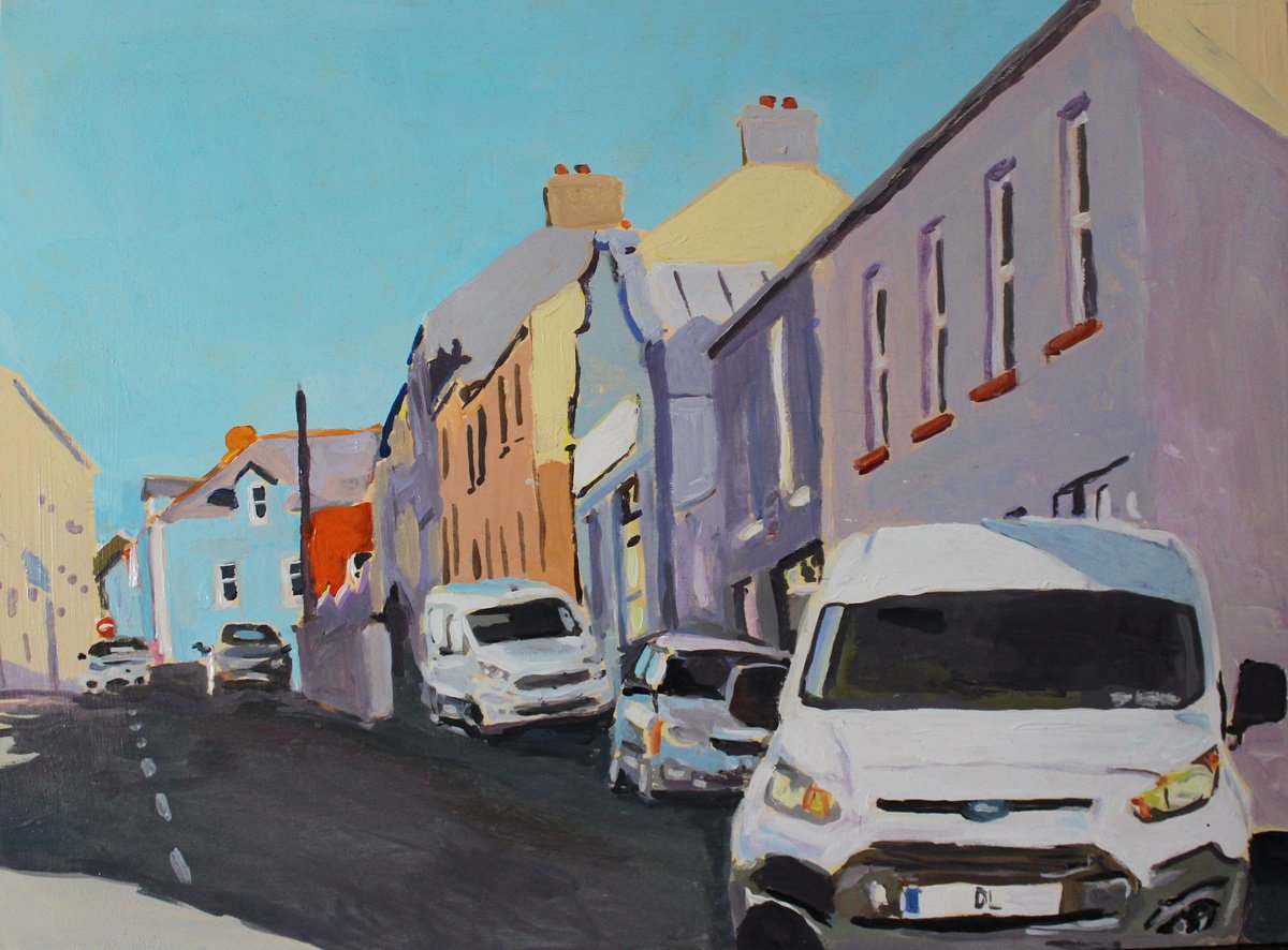 Impressionistic Landscape Acrylic Painting By Emma Cownie, 16 X 12, Carn, Original Artwork