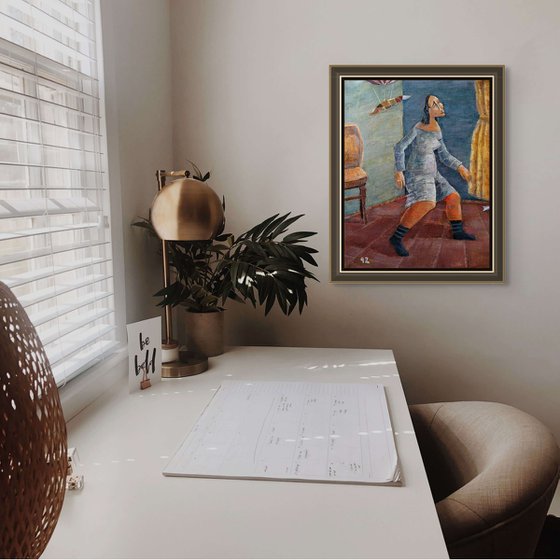 The Girl in Black Stockings