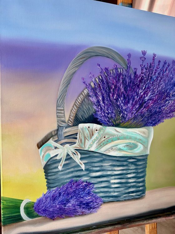 Lavender Basket