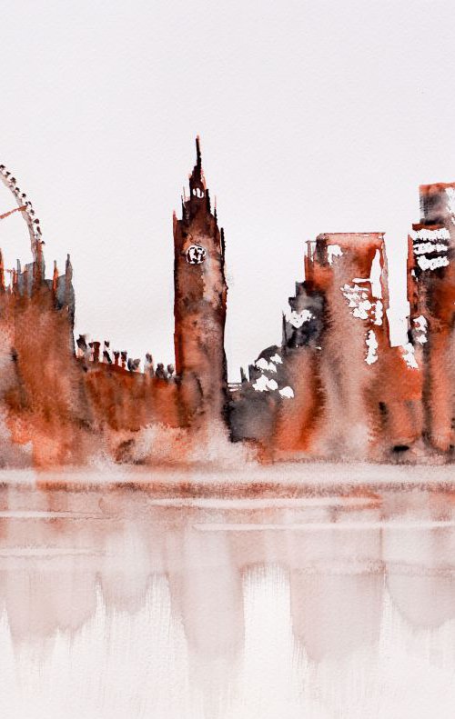 London skyline. v4 by Yulia Schuster