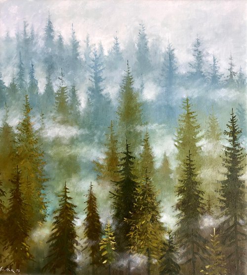 Foggy Forest #5 by Volodymyr Smoliak