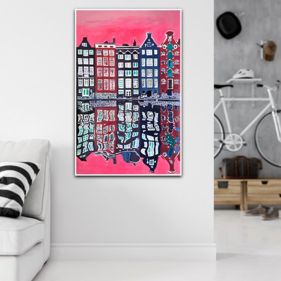 Amsterdam / 100 x 64 cm