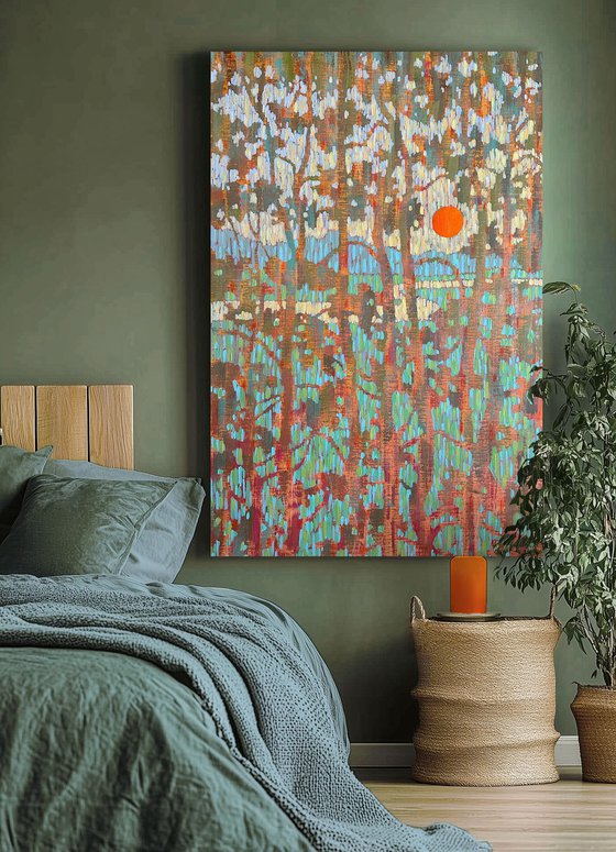 Through the Pine Branches