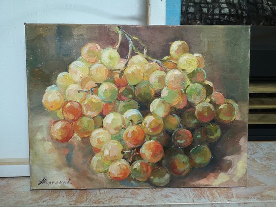 Grapes 5 (9x12'')
